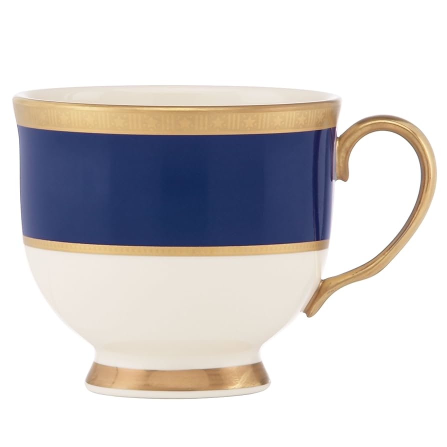 おちゃいふ Japanese Porcelain Teacup Vtg Tachikichi Green White Blue